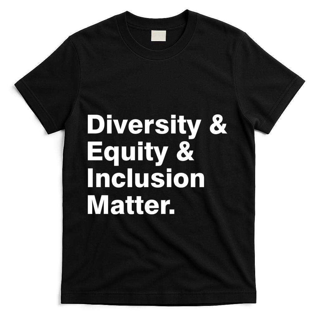 Diversity Equity Inclusion Matter T-Shirt - Black