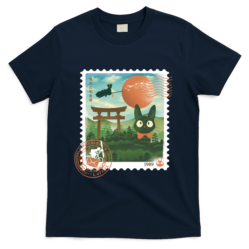 Delivery Express Mail Stamp - Navy