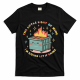 Dumpster Fire Light I'm Gonna Let It Shine Halloween T-Shirt - Black