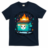 Dumpster Fire Light IM Gonna Let It Shine Halloween T-Shirt - Navy Blue