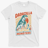 Dadazilla Father Of The Monsters T-Shirt - White