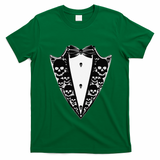 Dracula Halloween Tuxedo Costume Vlad Tepes T-Shirt - Irish Green