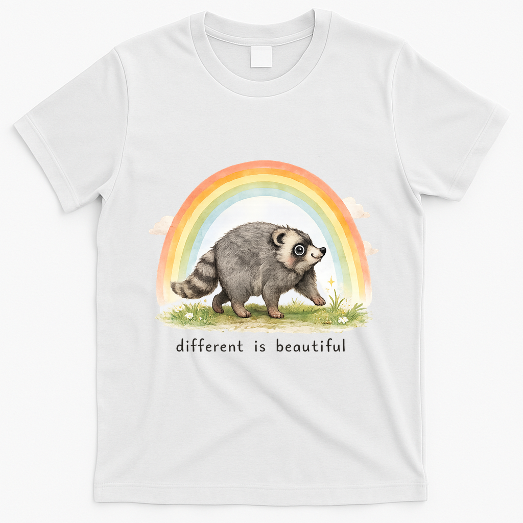 Different Is Beautiful Jimothy Viral Meme T-Shirt - White
