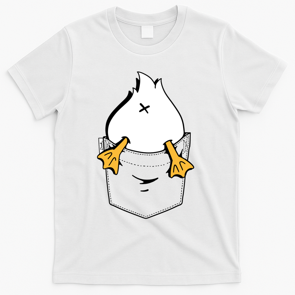 Duck in the Pocket - White