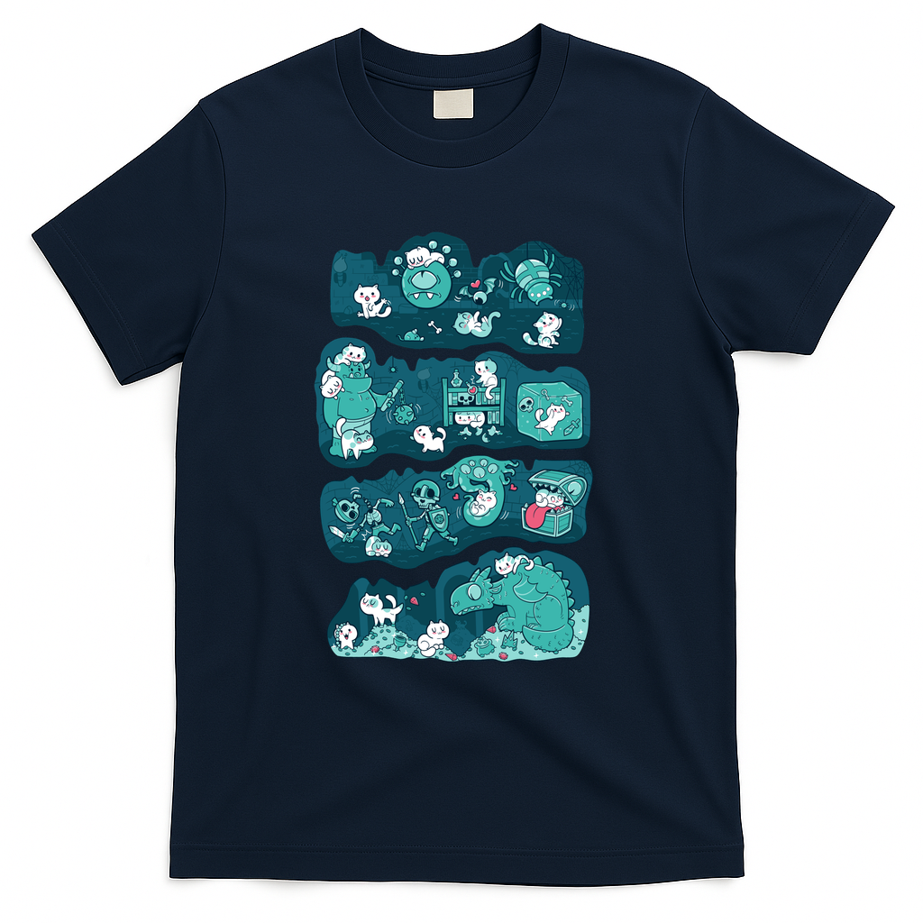 Dungeons & Kittens - Navy