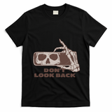DonT Look Back Skeleton Car Mirror Transparent T-Shirt - Black