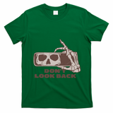 DonT Look Back Skeleton Car Mirror Transparent T-Shirt - Irish Green