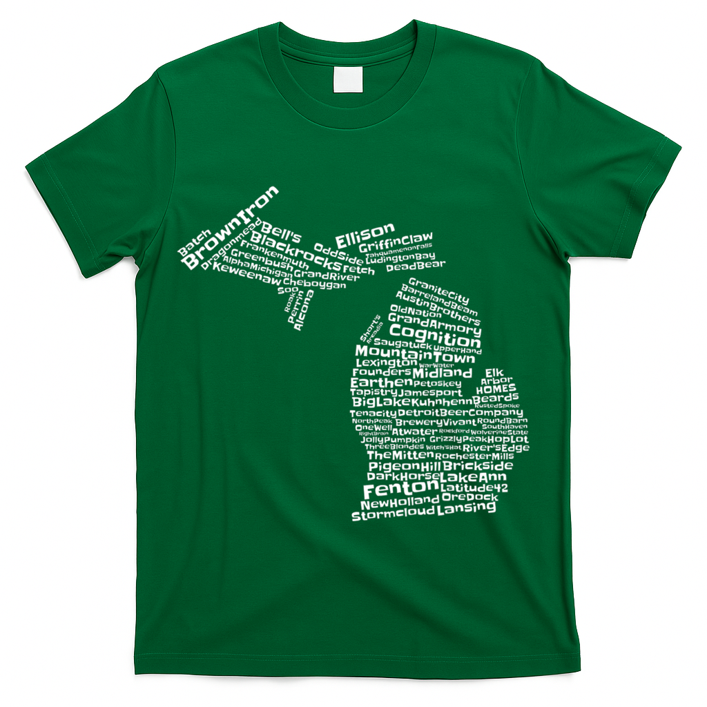 Drink Local Michigan Breweries T-Shirt