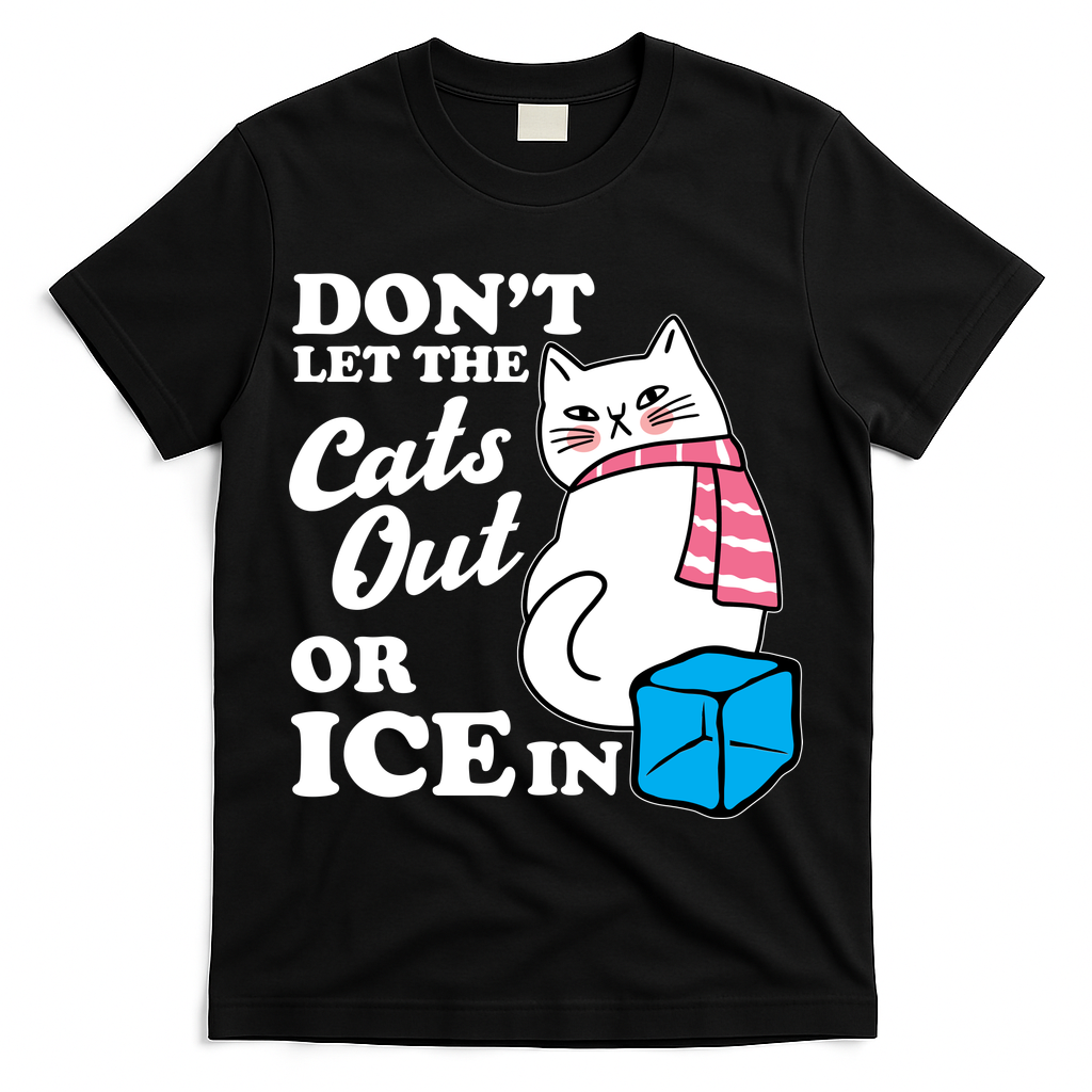 Don't Let The Cats Out Or ICE In Anti ICE T-Shirt