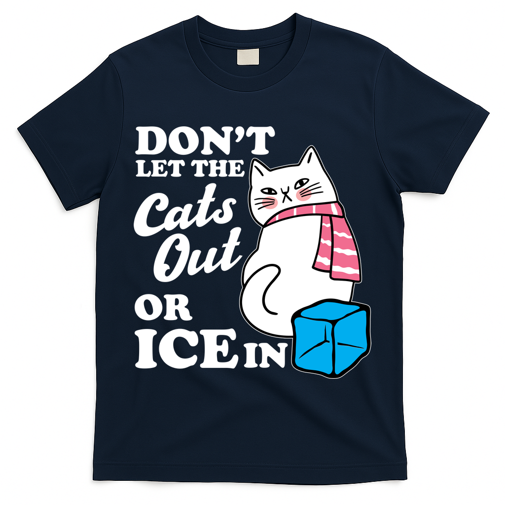 Don't Let The Cats Out Or ICE In Anti ICE T-Shirt