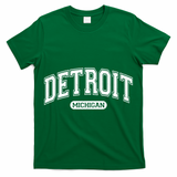 Detroit Michigan Area Code 313 Front And Back T-Shirt
