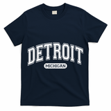 Detroit Michigan Area Code 313 Front And Back T-Shirt