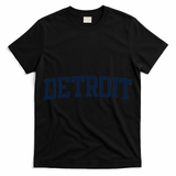 Detroit Michigan Collegiate Style Varsity Block Letter T-Shirt