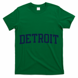 Detroit Michigan Collegiate Style Varsity Block Letter T-Shirt