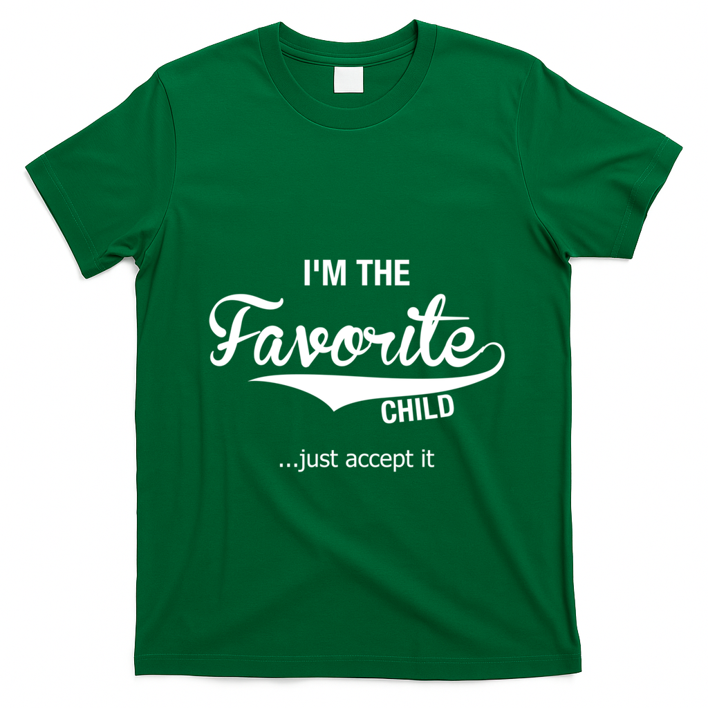 Dads Moms Favorite Funny Sibling Funny Gift Brother Sister Great Gift T-Shirt - Irish Green