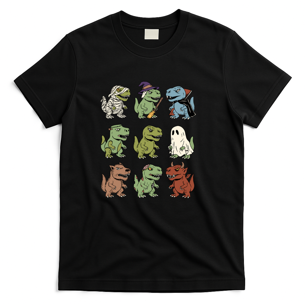 Dinosaurs Monsters - Black