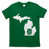 Detroit Michigan Motor City Midwest D T-Shirt