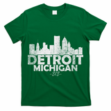 Detroit Michigan Mi Skyline T-Shirt
