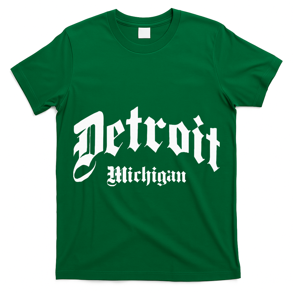 Detroit Michigan Old School Design Classic T-Shirt