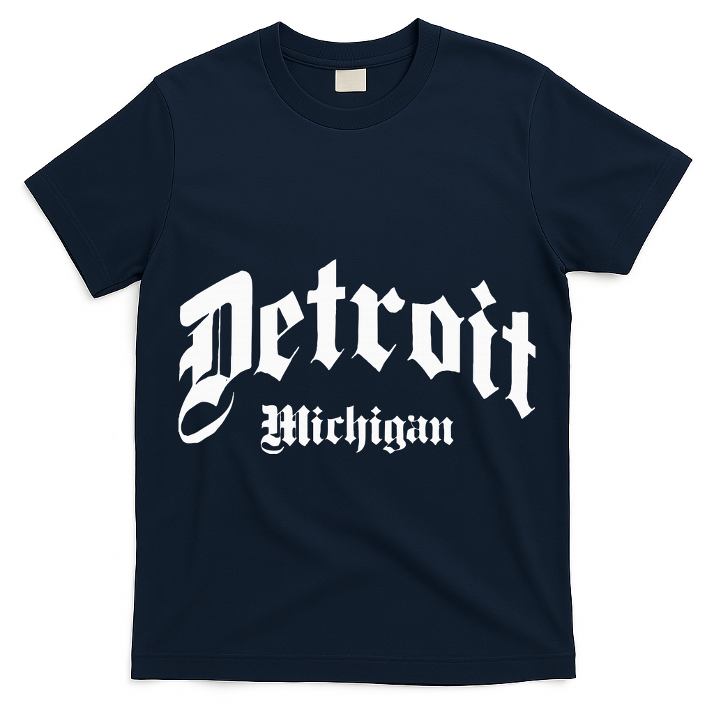Detroit Michigan Old School Design Classic T-Shirt