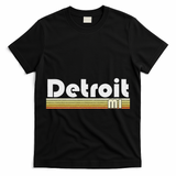 Detroit Michigan Retro Style City Town Vintage Pride 70s 80s T-Shirt