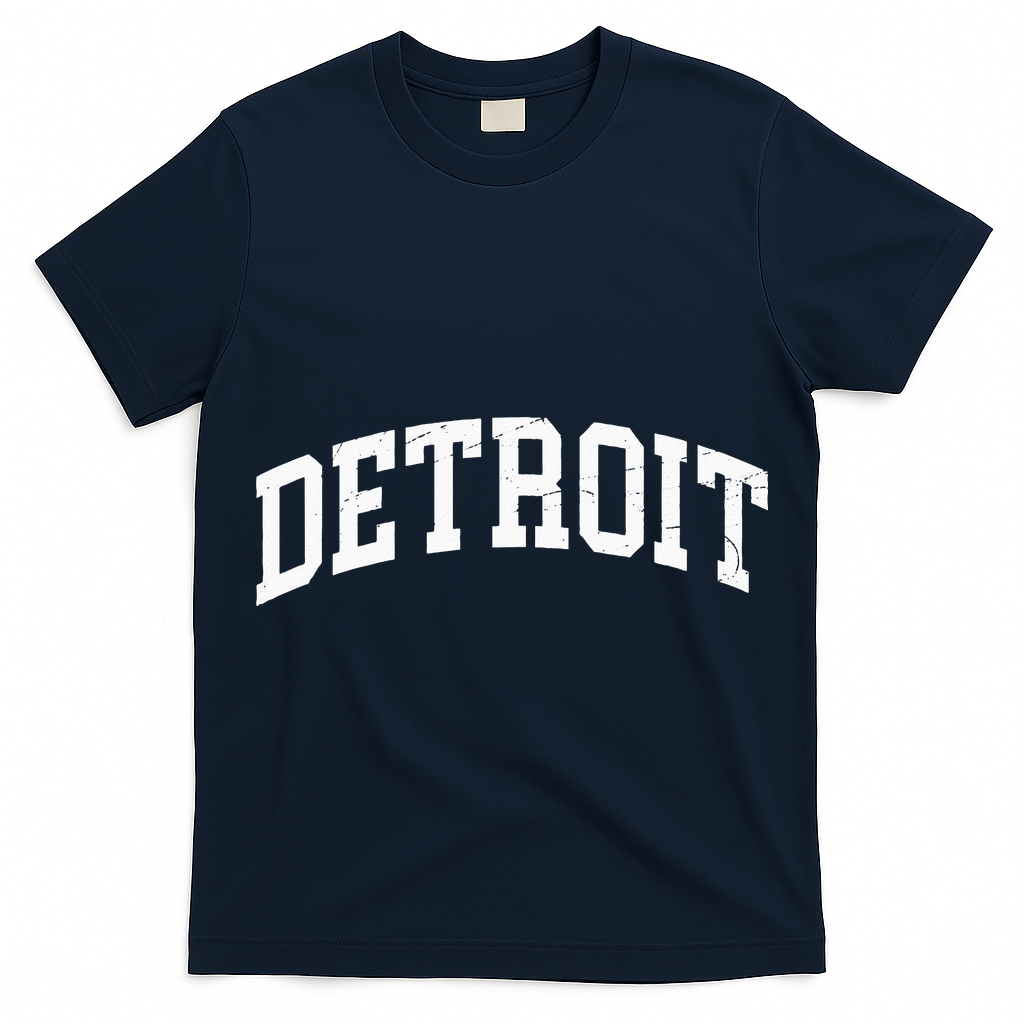 Detroit Michigan Vintage Worn Design Classic T-Shirt