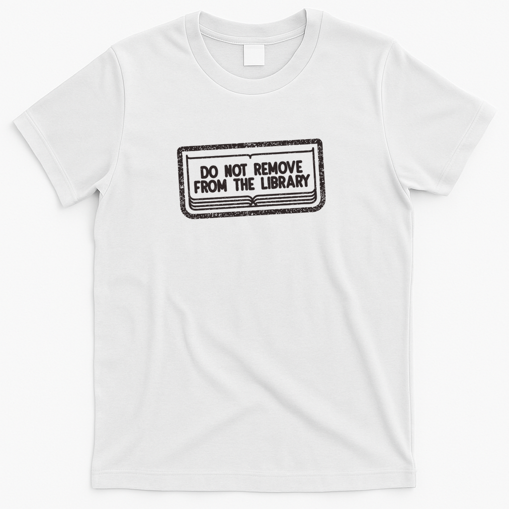 Do Not Remove From The Library by Tobe Fonseca - White