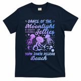 Dance Of The Moonlight Jellies Stardew Valley Pelican Beach T-Shirt - Navy
