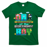 Dad Of The Birthday Boy Video Game Pixel T-Shirt