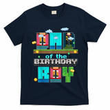 Dad Of The Birthday Boy Video Game Pixel T-Shirt