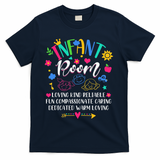 Daycare Provider Loving Kind Reliable Infant Room Teacher T-Shirt - Navy