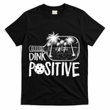Dink Positive Tropical Pickleball T-Shirt - Black