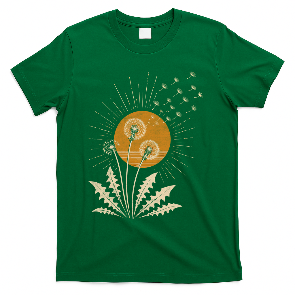 Dandelion Sun T-Shirt - Green