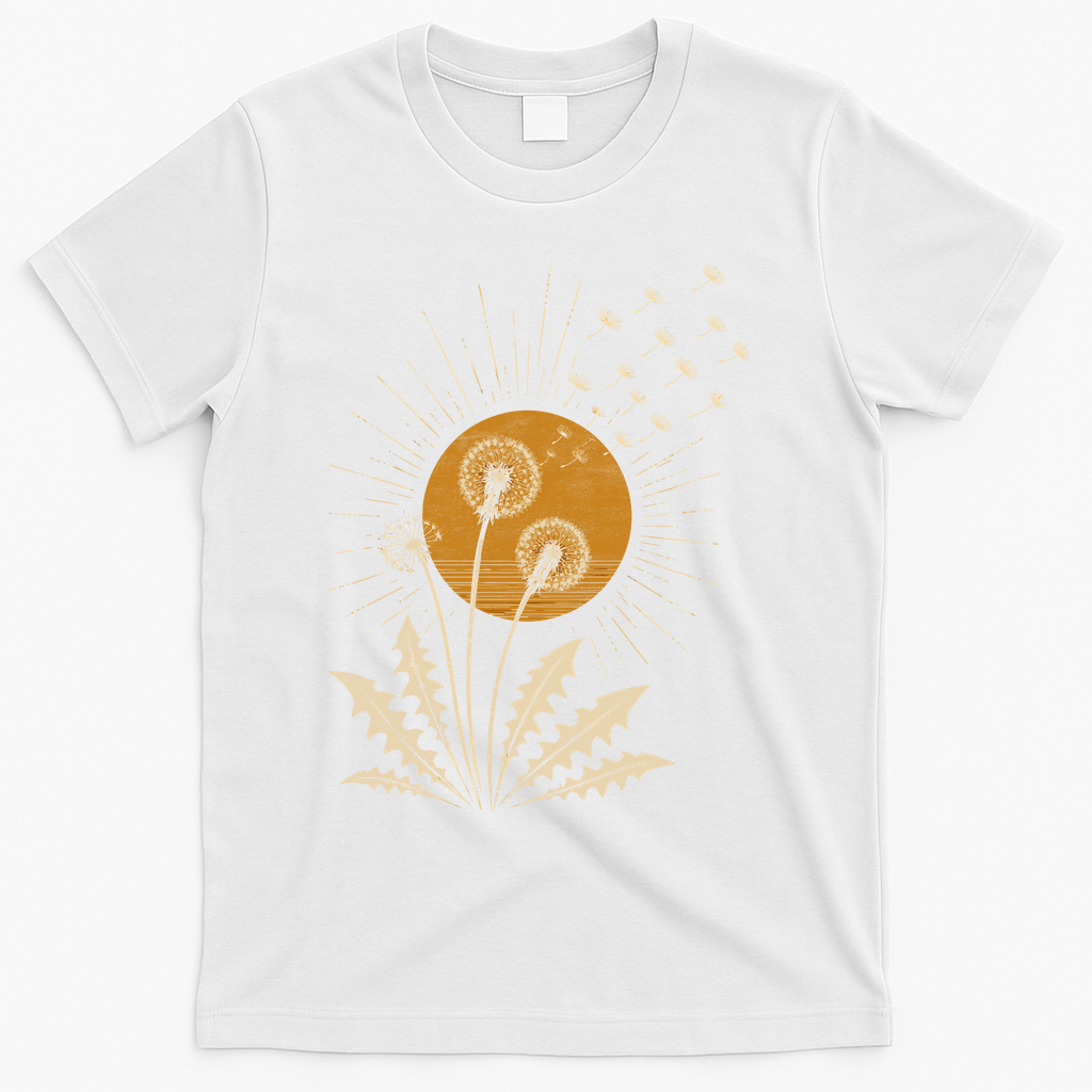 Dandelion Sun T-Shirt - White