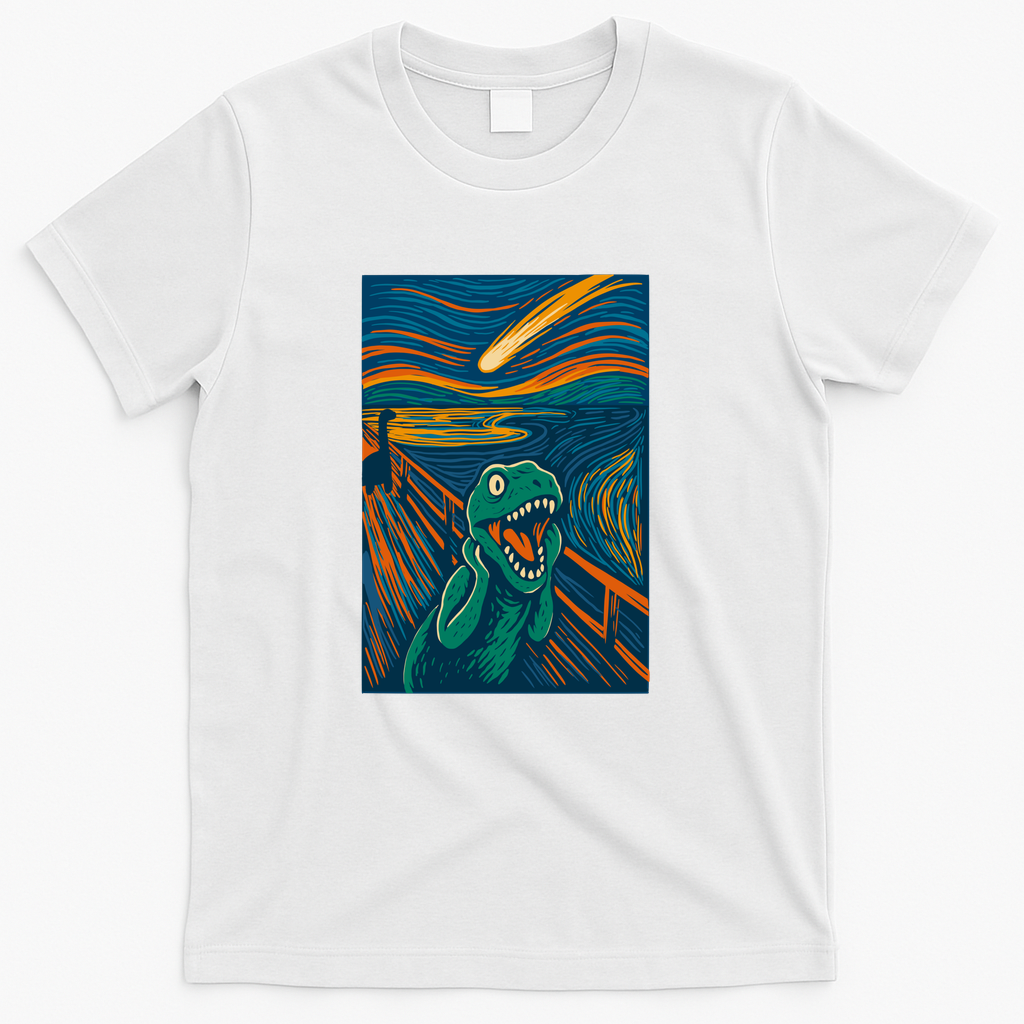 Dinosaur scream - White