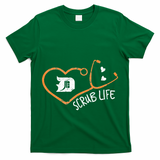 Detroit Scrub Life Michigan Nurse T-Shirt