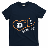 Detroit Scrub Life Michigan Nurse T-Shirt