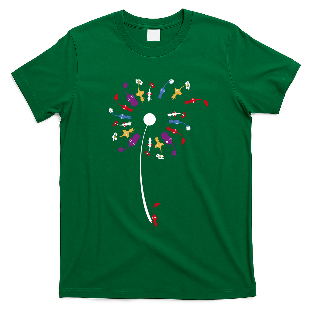 Dandelion Seeds Make a Wish by Tobe Fonseca - Green