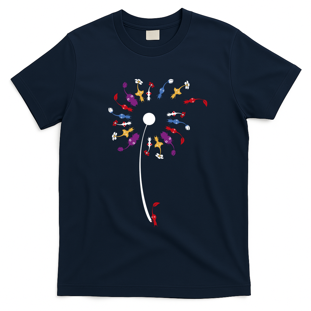 Dandelion Seeds Make a Wish by Tobe Fonseca - Navy