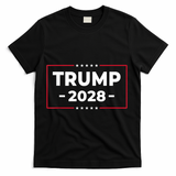 Donald Trump 2028 President American Flag Pro Trump Vintage T-Shirt - Black