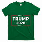 Donald Trump 2028 President American Flag Pro Trump Vintage T-Shirt - Green