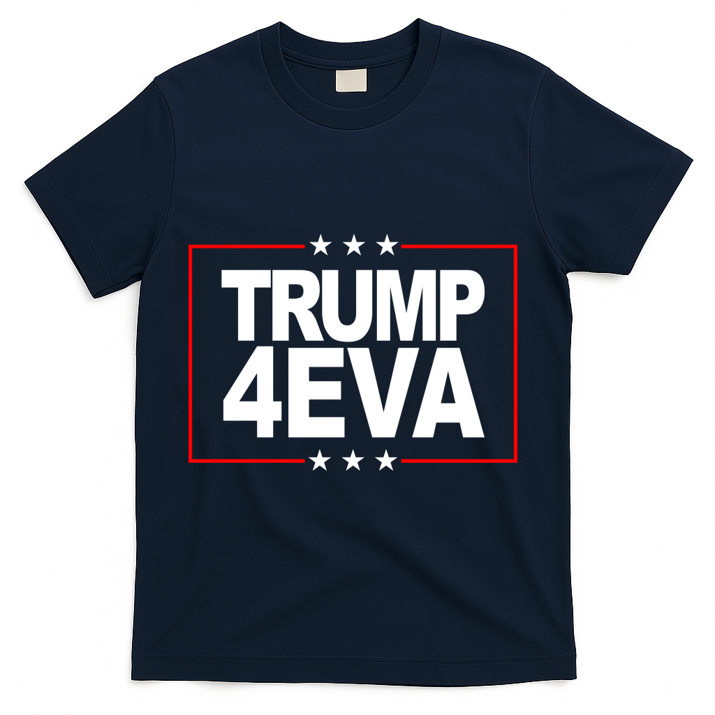 Donald Trump 4EVA 2028 Forever T-Shirt - Navy