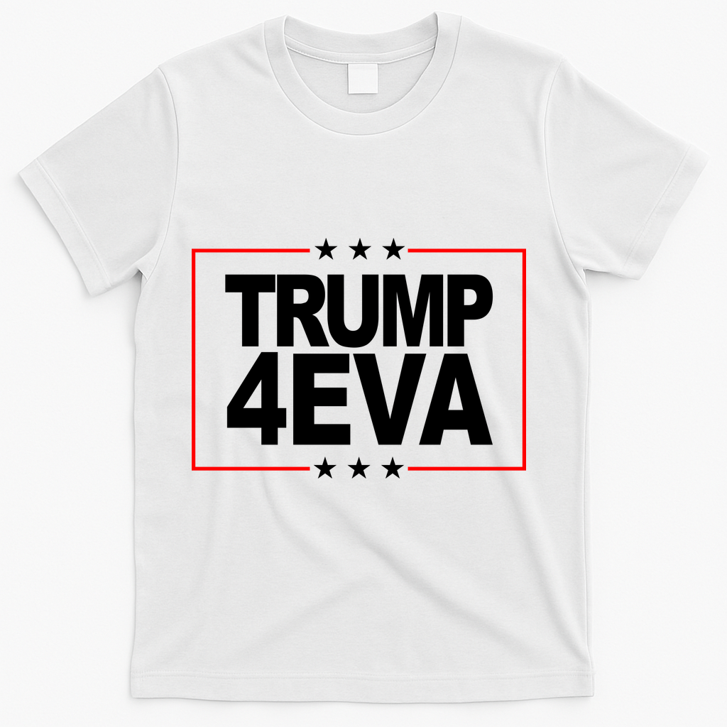 Donald Trump 4EVA 2028 Forever T-Shirt - White