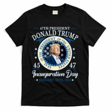 Donald Trump 47th President Inauguration 2025 Supporters Patriotic T-Shirt - Black