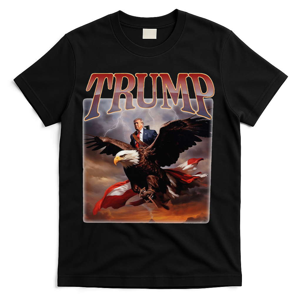 Donald Trump Eagle Usa President T-Shirt - Black