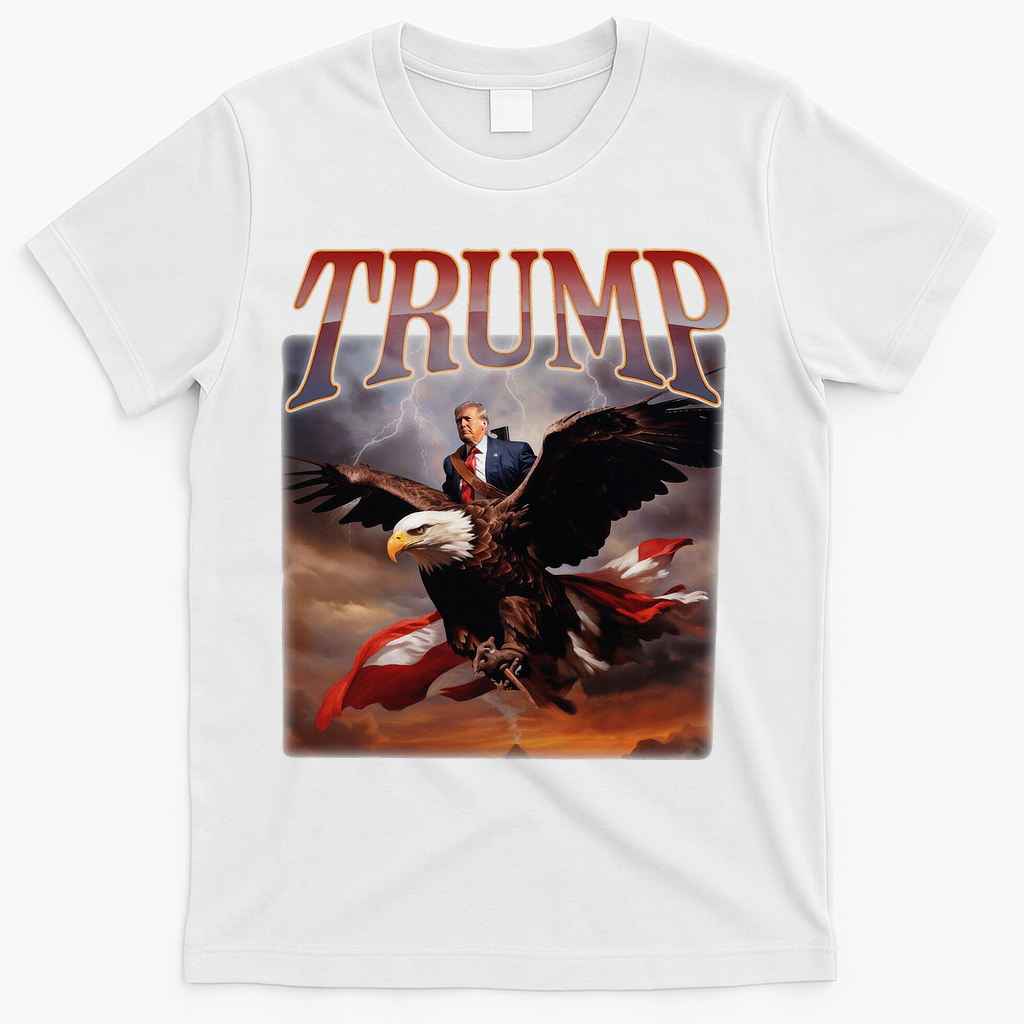 Donald Trump Eagle Usa President T-Shirt - White