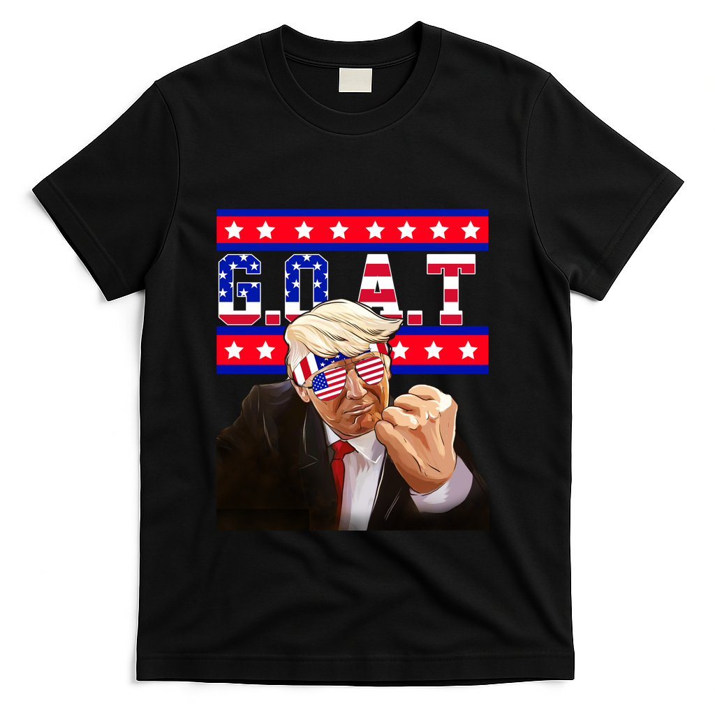 Donald Trump Goat T-Shirt - Black