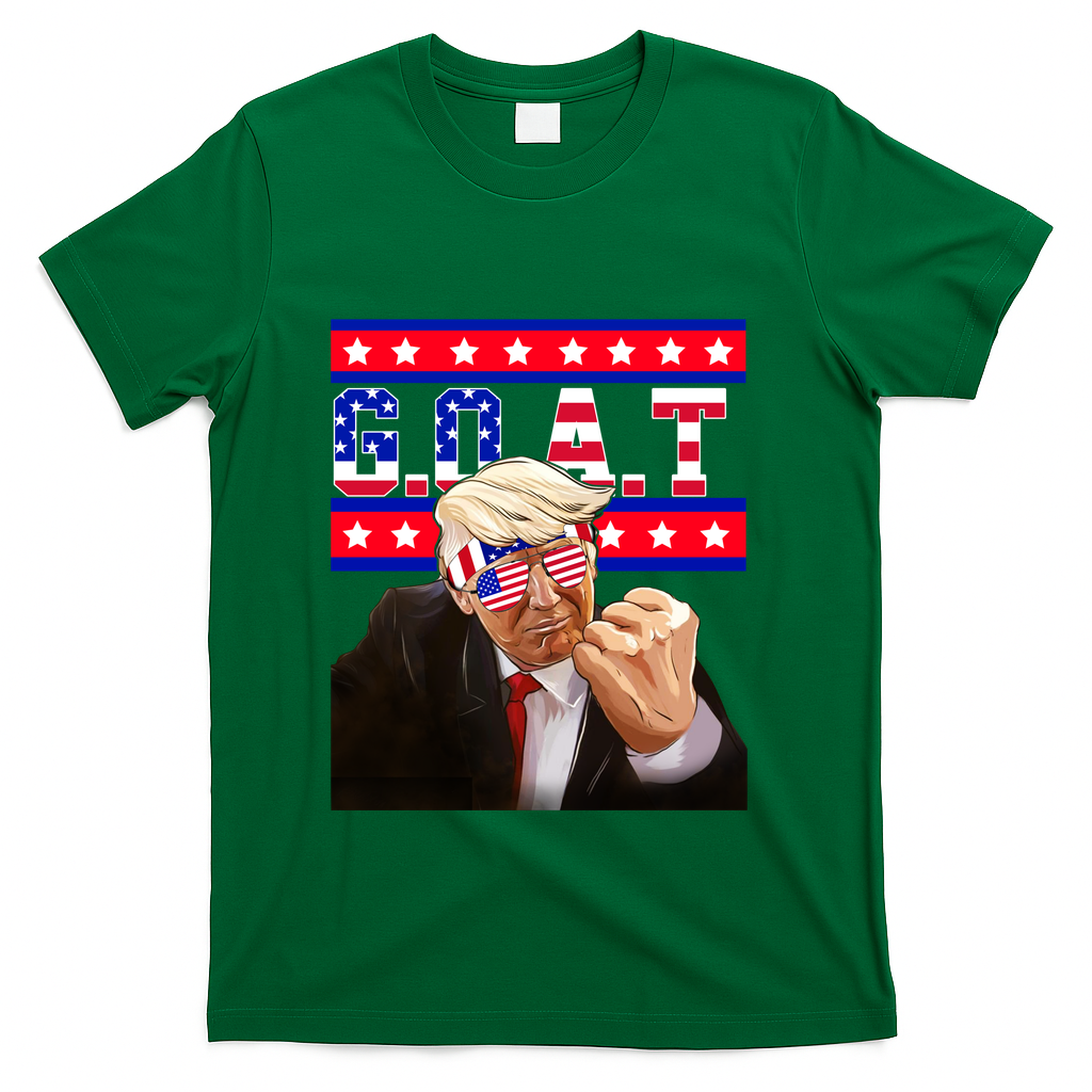 Donald Trump Goat T-Shirt - Green