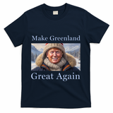 Donald Trump Greenland Funny Conservative Maga T-Shirt - Navy
