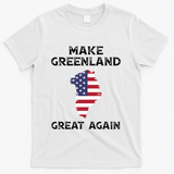 Donald Trump Greenland Make Greenland Great Again T-Shirt - White